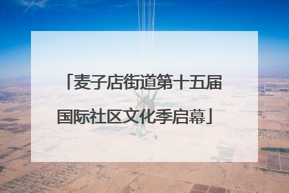 麦子店街道第十五届国际社区文化季启幕